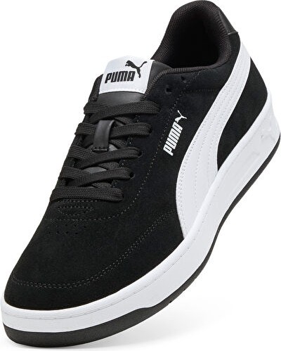 Puma Court Classıc Clean Sd Unisex Günlük Ayakkabı 40268001 Siyah görsel 5
