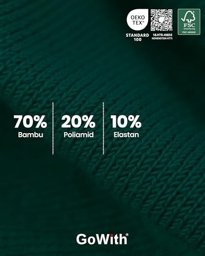 Erkek ve Kadın Için Renkli Bambu (15-20 mm Hg) Basınçlı Uçuş Seyahat Çorabı 3590 görsel 5