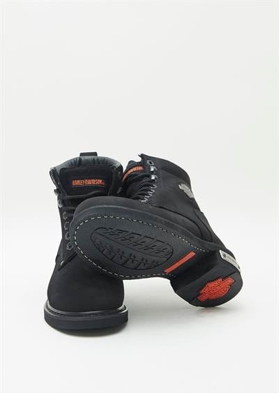Harley Davidson Gıbson Kadın Black (Siyah) Nubuk Günlük Bot görsel 5