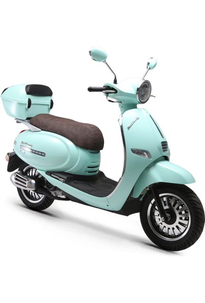 Aras Moto Kuba Brilliant 125-150-50 cc Scooter Ayna Takımı Açık Yeşil (10 mm Düz Diş) -Arasmoto