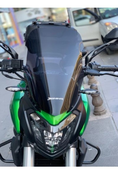 Aras Moto Bajaj Dominar 250 -400 Füme Ön Cam Siperlik ,biadil Marka Uzun Tur Camı 48 CM(2017-2024) Arasmoto