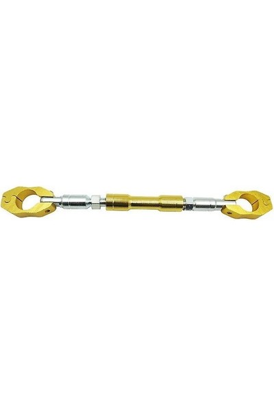 Aras Moto Motosiklet Gidon Barı Ayarlanabilir Dengeleyici Ara Bar Sarı Renk 22 mm Gidon -Arasmoto