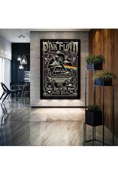 Ar Ajans Kanvas Tablo Pink Floyd Poster Müzik Sanat Rock Kanvas Tablo