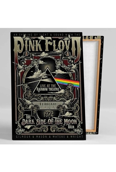 Ar Ajans Kanvas Tablo Pink Floyd Poster Müzik Sanat Rock Kanvas Tablo