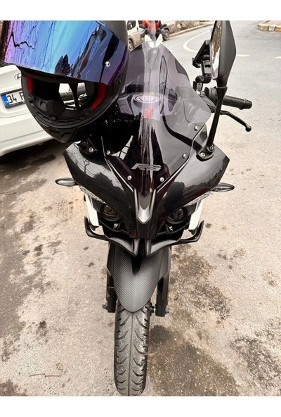 Aras Moto Bajaj Pulsar Rs 200 Winglet Ön Gaga ,far Altı Grenajı Ham Siyah Renk 2015-2024 Arasmoto