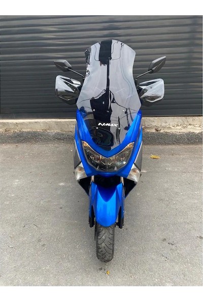 Aras Yamaha Nmax 125 ,155 Ön Siperlik Camı ,72 cm Uzun Tur Camı Füme 2015-2020 -Arasmoto