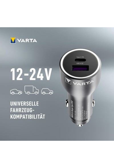 Aral Teknoloji Arac Içi Çakmaklık Şarj Aleti 45W Varta Car Charger