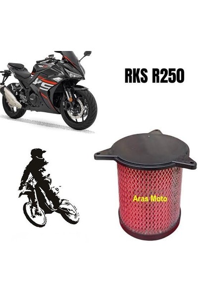 Aras Moto Rks R 250 Hava Filtresi Tüm Yıllara Uygun - Arasmoto