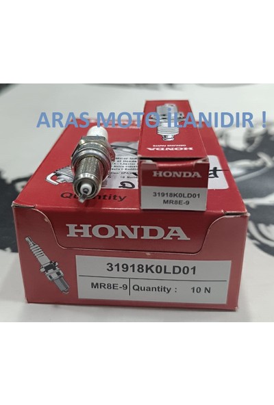 Aras Moto Honda Activa 125 Buji Orjinal Servis Kodlu MR8E-9 Ngk Yeni Activa Buji -Arasmoto