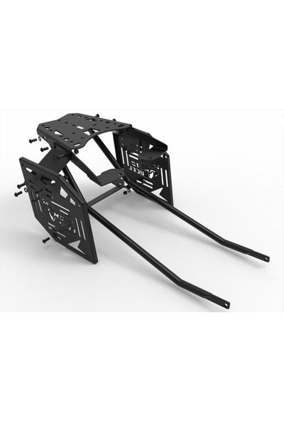 Aras Moto Bajaj Dominar 400-D250-400UG Uyumlu Çanta Demiri+Yan Çanta Demir 3lü Set Topcase (2017-2024)- Arasmoto