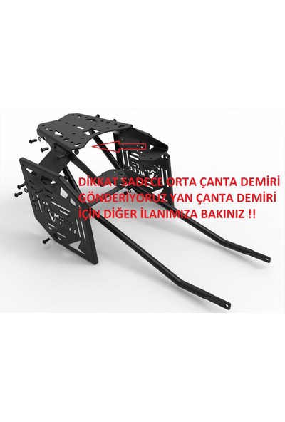Aras Moto Bajaj Dominar 400-D250,400UG Uyumlu Çanta Demiri Topcase Tüm Yıllara Uygun- Arasmoto