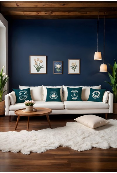 Arancione Co. Modern 4'lü Kırlent Kılıf Ds2