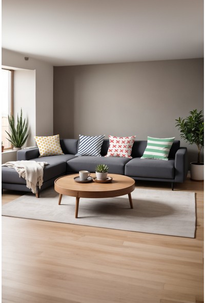 Arancione Co. Geometrik 4'lü Kırlent Kılıf Ds3