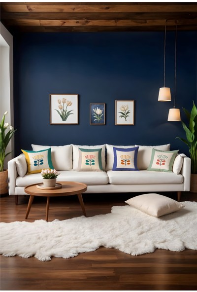 Arancione Co. Modern 4'lü Kırlent Kılıf Ds1