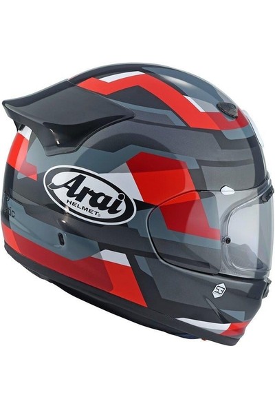 Arai Quantic Abstract Red Kapalı Kask