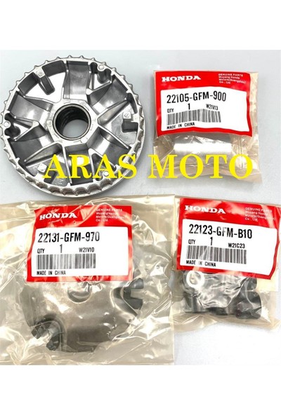 Aras Moto Honda Alpha (Alfa) 110 Ön Varyatör Seti Baga Dahil - Arasmoto