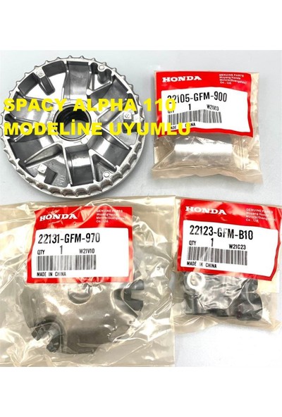 Aras Moto Honda Alpha (Alfa) 110 Ön Varyatör Seti Baga Dahil - Arasmoto