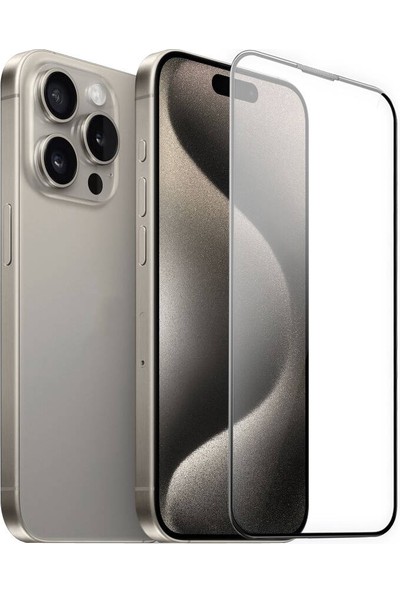 Arazon iPhone 16 Plus Uyumlu Ultımate 3D Protector Glass 9h Ekran Koruyucu Cam