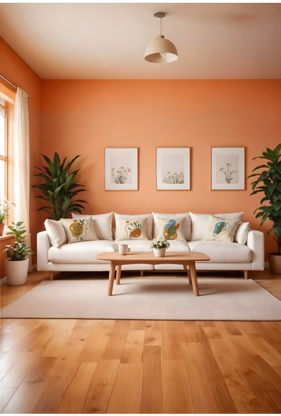 Arancione Co. Çiçek 4’lü Kırlent Kılıf Ds5