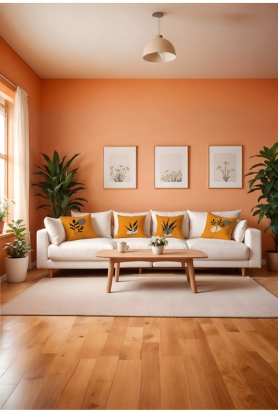 Arancione Co. Çiçek 4’lü Kırlent Kılıf DS21