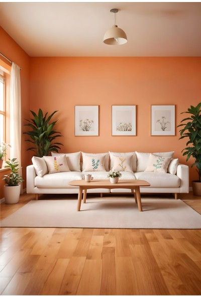 Arancione Co. Çiçek 4’lü Kırlent Kılıf DS20