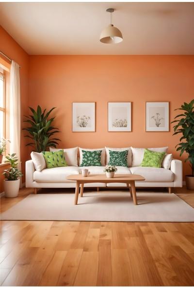 Arancione Co. Çiçek 4’lü Kırlent Kılıf DS44