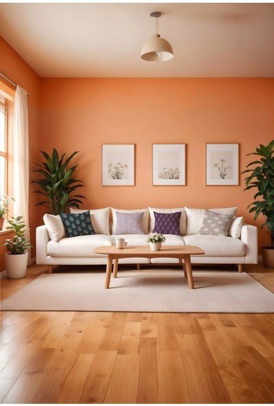 Arancione Co. Çiçek 4’lü Kırlent Kılıf DS53