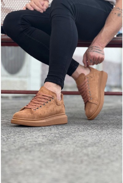Aradım Taradım Wagoon WG096 Taba Süet Günlük Erkek Casual Ayakkabı
