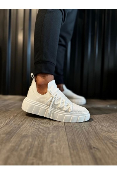 Knack Yüksek Taban Günlük Ayakkabı 1025 Beyaz