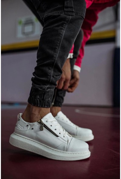 Aradım Taradım Knack Yüksek Taban Günlük Ayakkabı 555 Beyaz