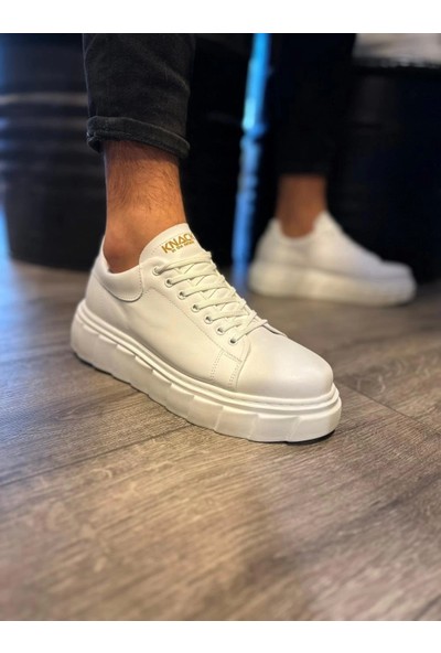 Knack Yüksek Taban Günlük  Ayakkabı 144  Beyaz