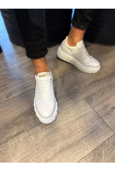 Knack Yüksek Taban Günlük  Ayakkabı 144  Beyaz