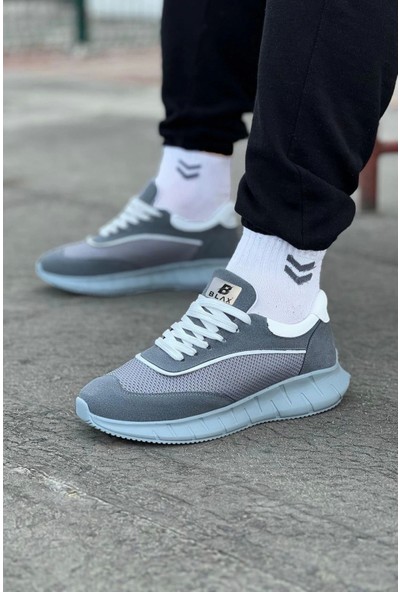 Wagoon WG062 Gri Triko Erkek Spor Ayakkabı