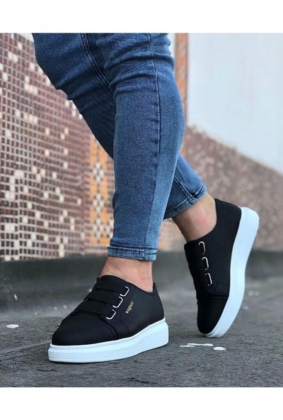 Aradım Taradım Wagoon WG026 Siyah Kalın Taban Casual Erkek Ayakkabı