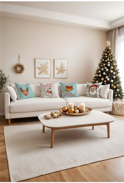 Arancione Co. Yılbaşı 4'lü Kırlent Kılıf Ds3