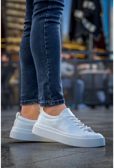 Aradım Taradım BA500 Boa Özel Termo Taban Beyaz  Casual Erkek Ayakkabı
