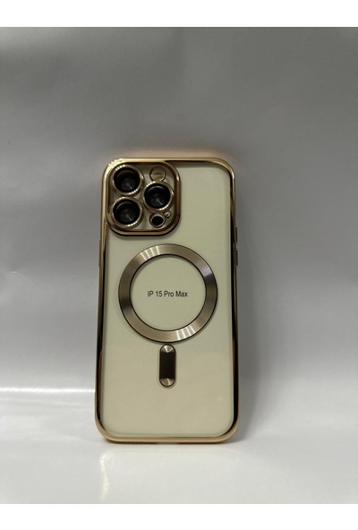 Araseç Teknoloji iPhone 15 Pro Max Kılıf Kamera Lens ve Hoparlör Toz Korumalı Magsafe Şarj Özellikli Esnek Silikon