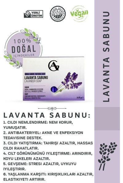 ARAM GROUP Doğal Lavanta Sabunu 150g