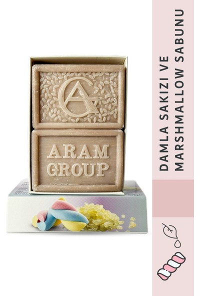 ARAM GROUP Doğal Damla Sakızı ve Marshmallow Sabunu 150g