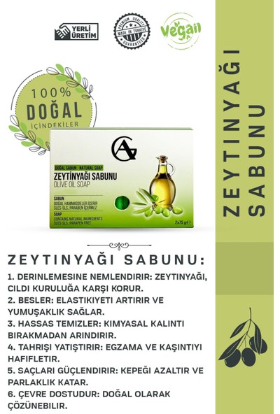 Aram Group Doğal Zeytinyağı Sabun