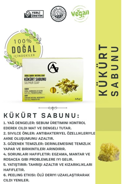 Aram Group Doğal Kükürt Sabunu