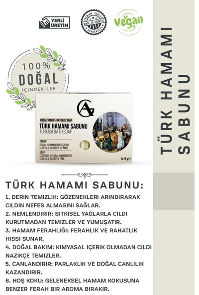 Aram Group Doğal Türk Hamamı Sabunu