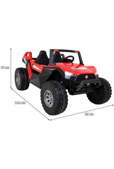 Aras Clash 24 Volt 4x4 Ultra Boy Çift Kişilik Akülü Araba