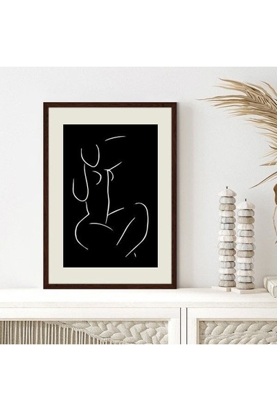 Oturan Kadın 1 Çerçeve ve Poster - C1274