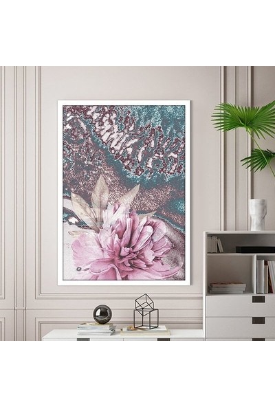 Pembe Lotus 2 Çerçeve ve Poster - B1168