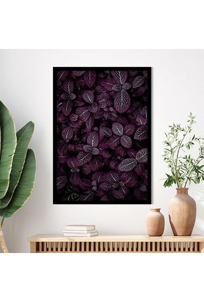 Mor Yapraklar 1 Çerçeve ve Poster - B1132