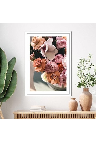 Pembe Güller 6 Çerçeve ve Poster - B1150