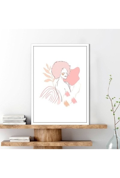 Soft Tonlarda Kadın 2 Çerçeve ve Poster - C1226