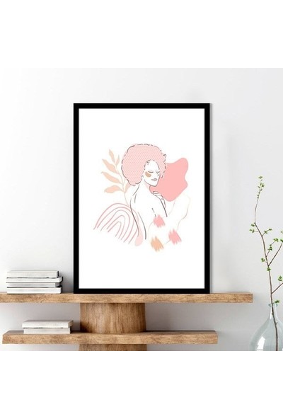 Soft Tonlarda Kadın 2 Çerçeve ve Poster - C1226