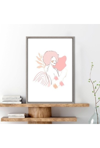 Soft Tonlarda Kadın 2 Çerçeve ve Poster - C1226